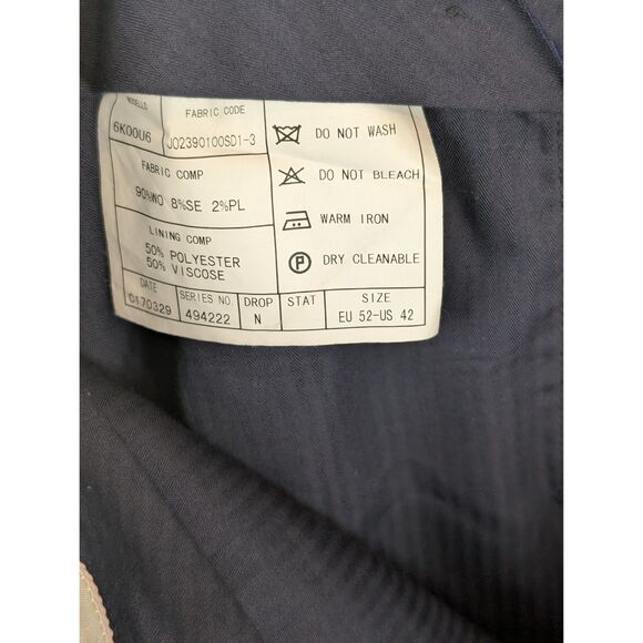 Robert Graham Blue Dress Pants men's Size 42x30 - Picture 15 of 15